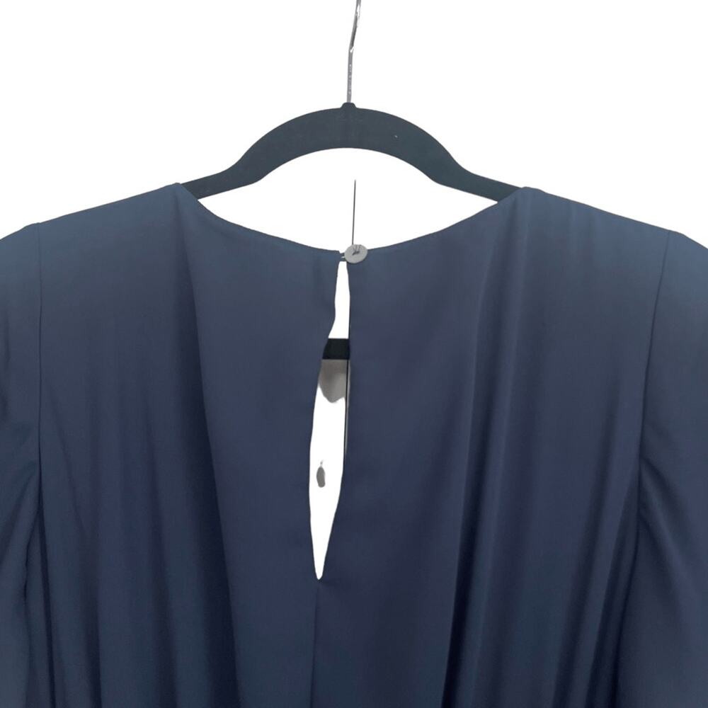 NWT Show Me Your MuMu Emily Empire Maxi Dress Navy Blue Sz S - Picture 6 of 9